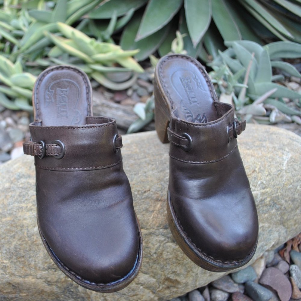 Born Brown Clogs - image 2
